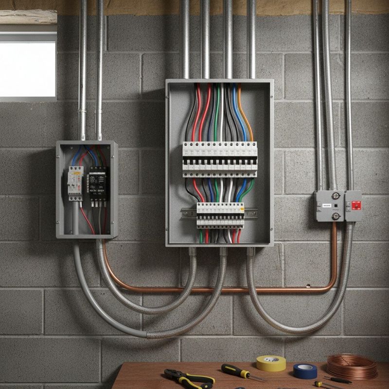 Electrical Panel Installation detail