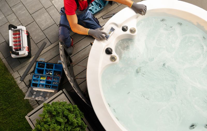 Hot Tub Electrical Wiring detail