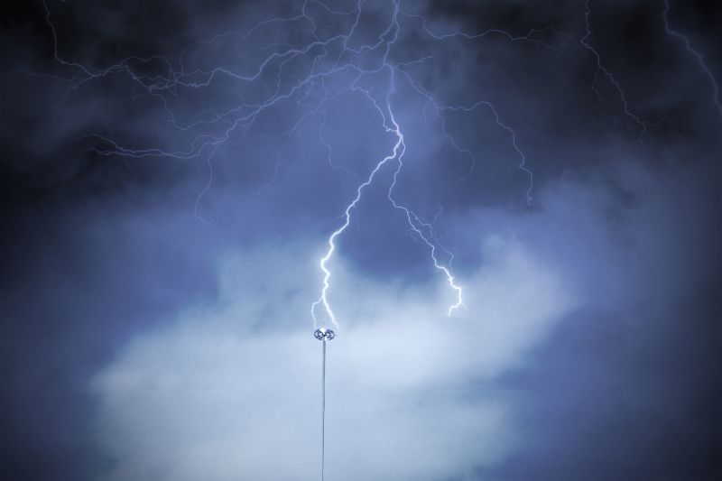 Lightning Rod Installation detail